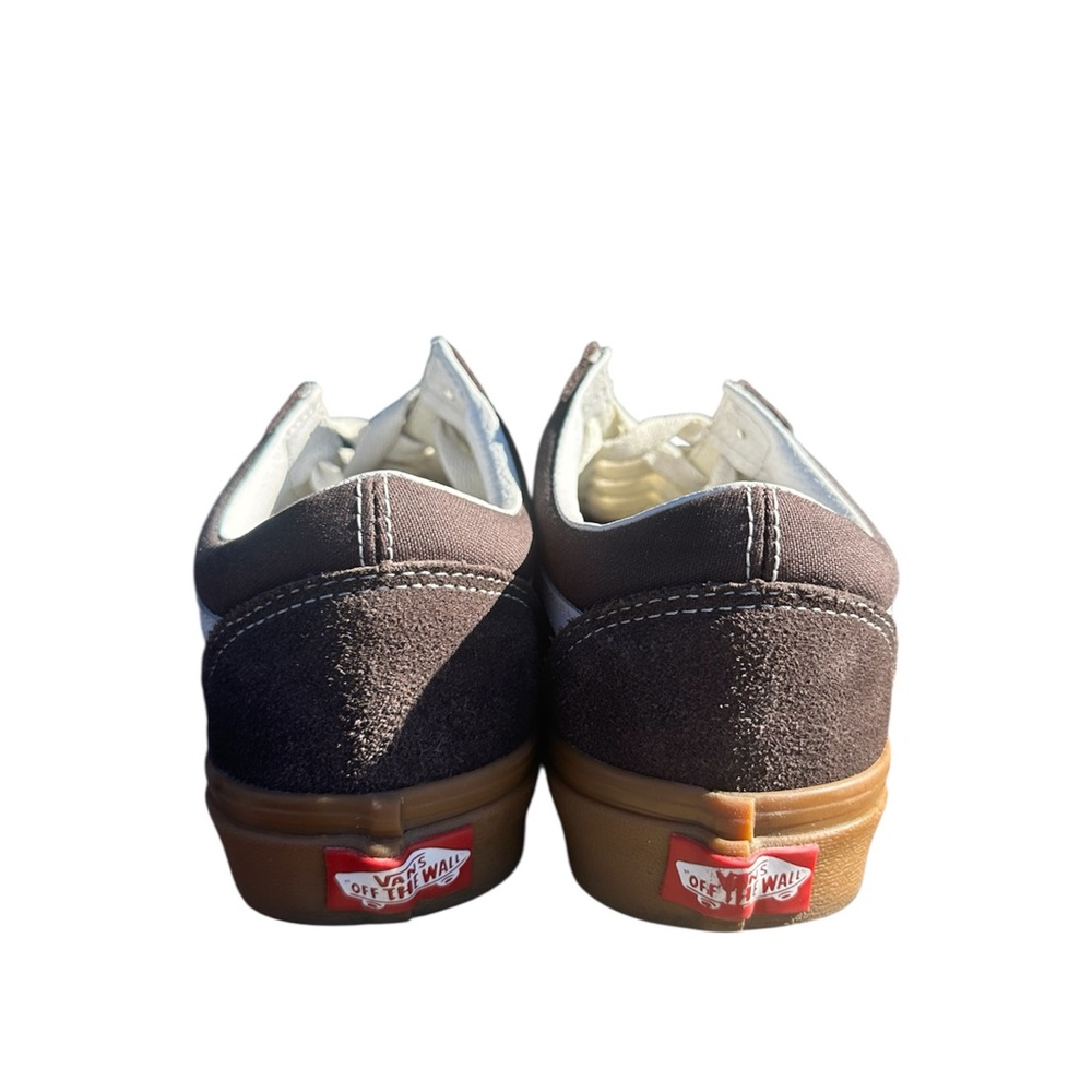 Vans Old Skool Vintage Gum & Chocolate Skate Shoes - Picture 4 of 6